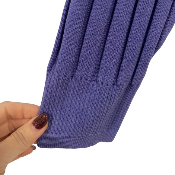 Athleta Fairway Zip-Up Sweater‎ Adonis Blue Size 2X - Picture 3 of 11